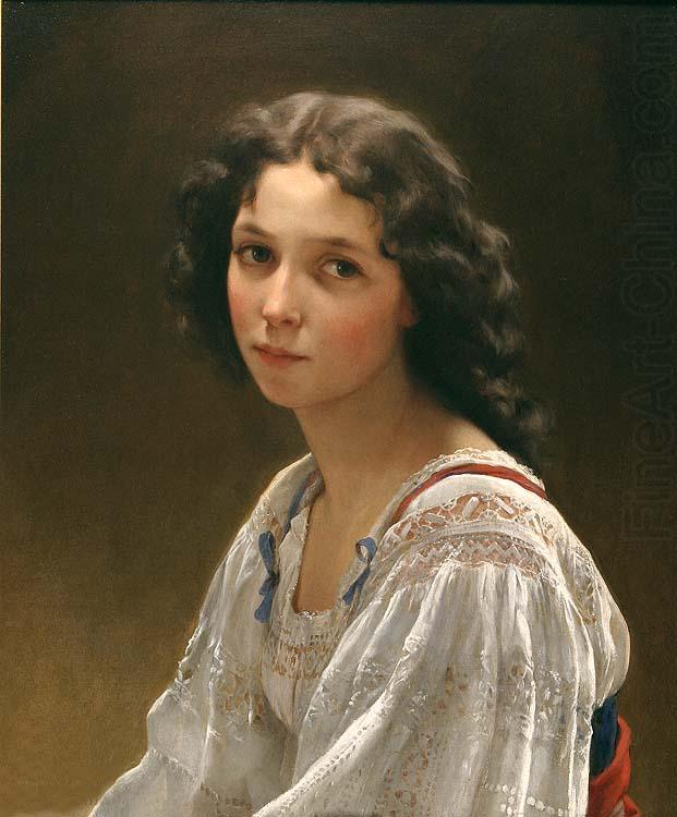 Head of a Young Girl, Emile Munier
